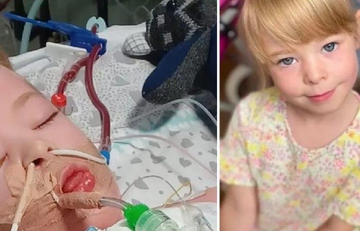 Britain: The father of a 4-year-old girl who was infected with streptococcus A is shocked… “Her body has been destroyed” (pics)