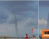 Impressive images of a tornado that “hits” Lemnos