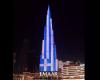 Dubai honored Greece for March 25 by dressing the Burj Khalifa in blue and white