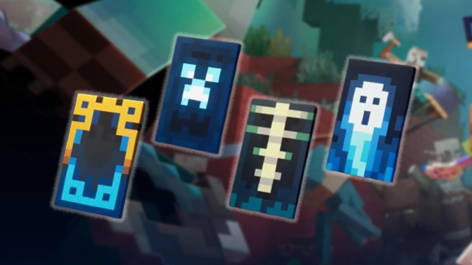 Four capes available using Minecraft Dungeons 2 codes.