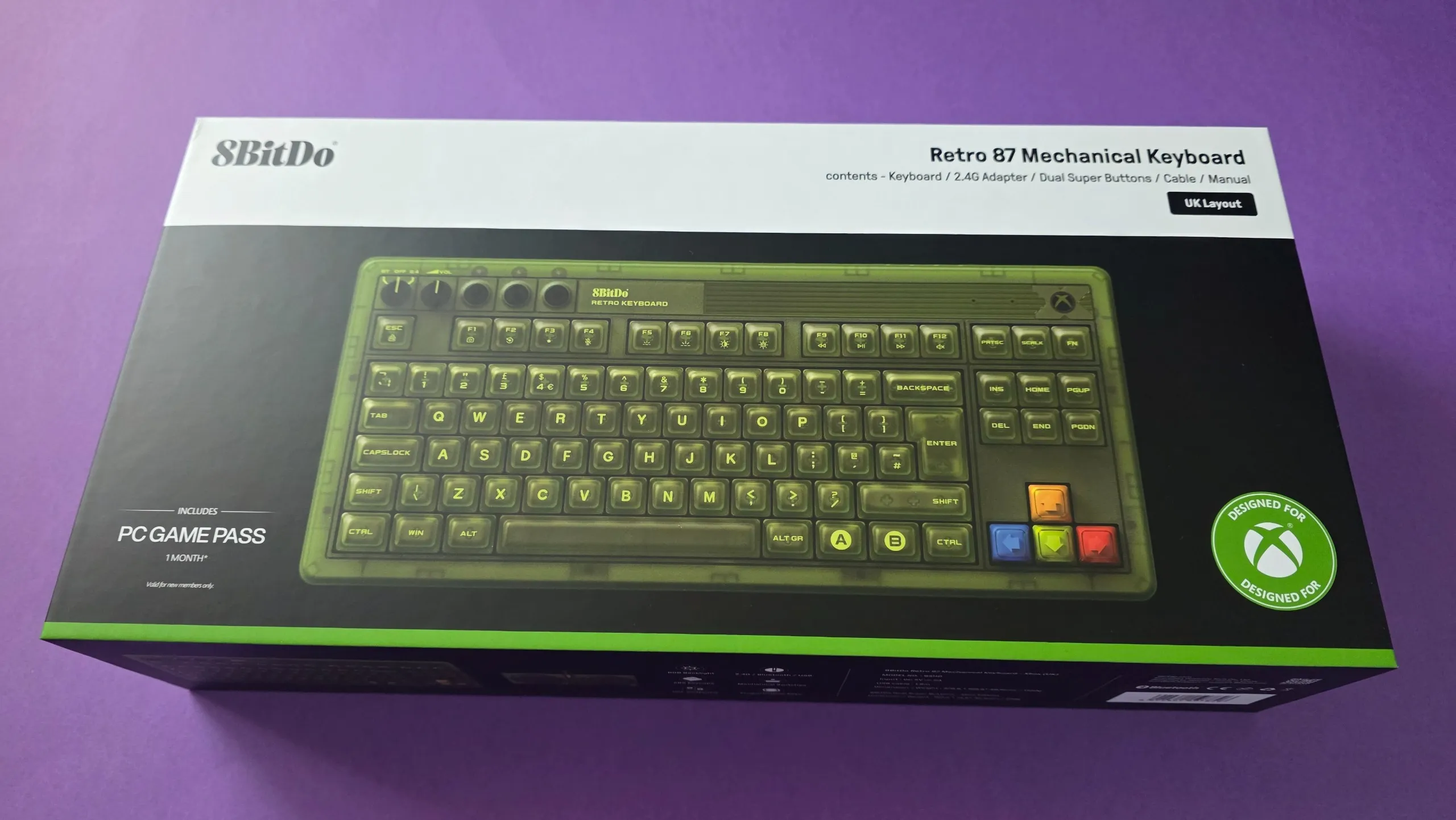 Green keyboard