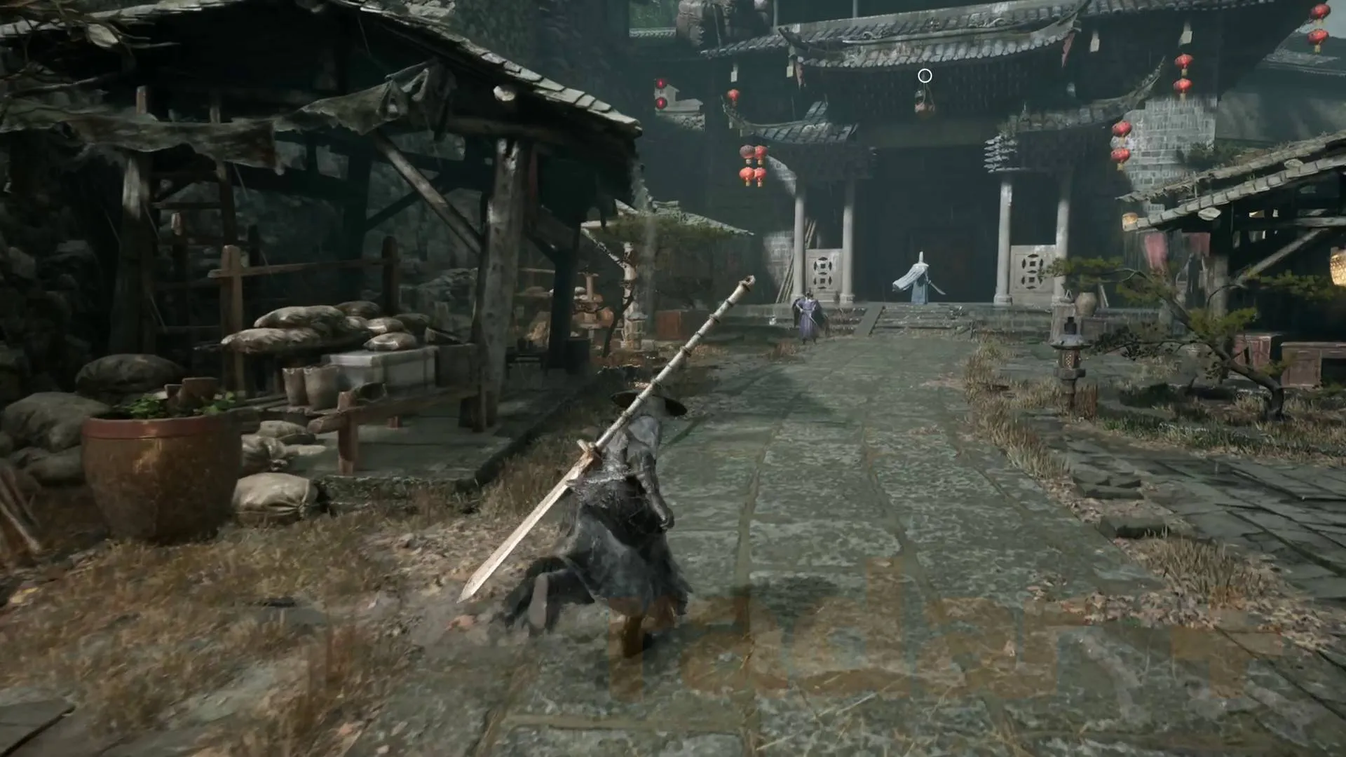 Phantom Blade Zero Soul running to Pangzhen tower for Four Fierce Axes quest