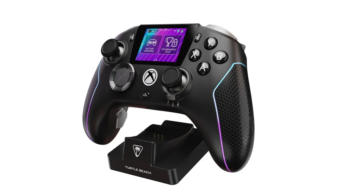 Game controller with built in screen