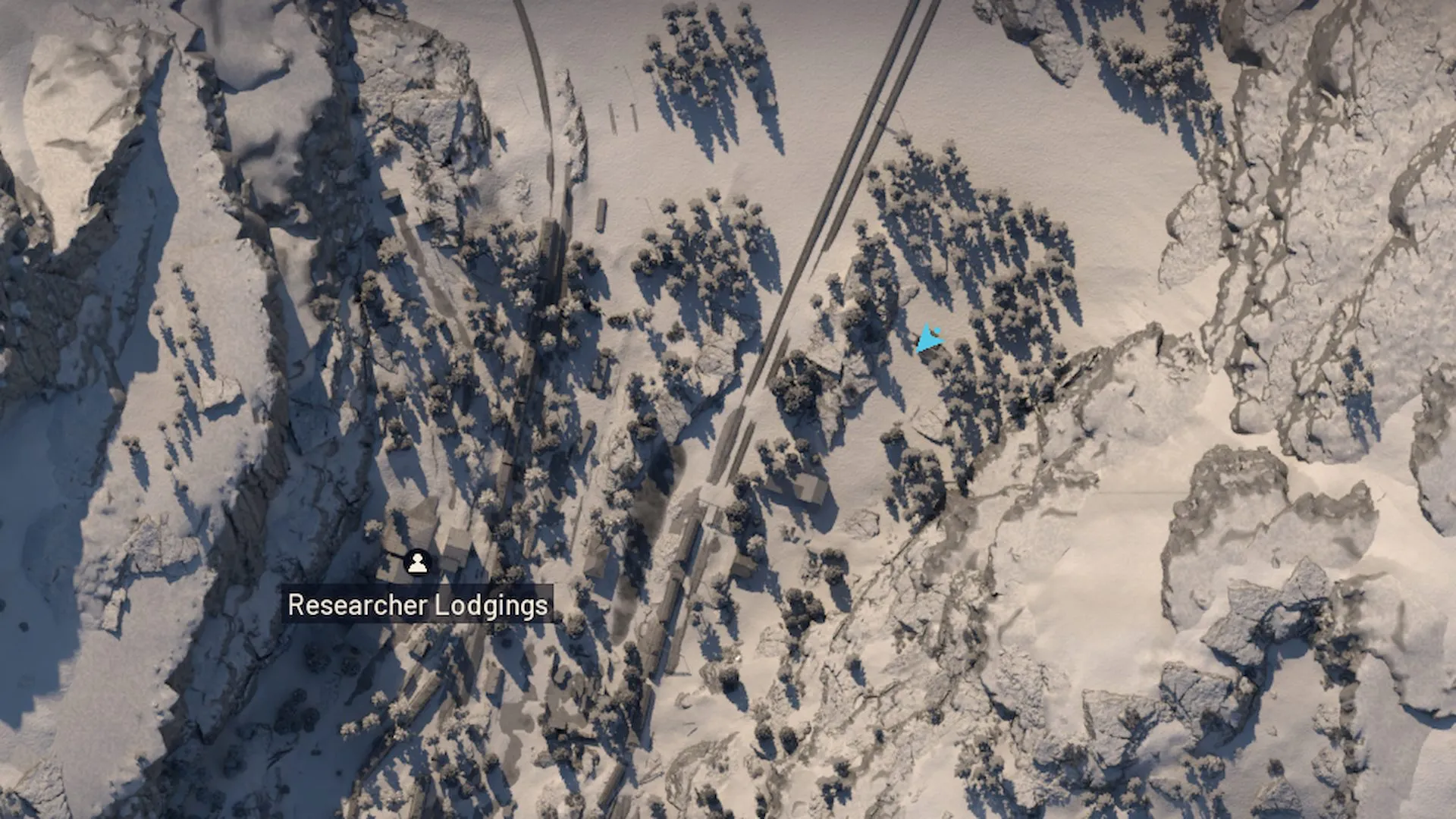 Where to find the Northern Tracks and the destroyed station