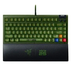 Green gaming keyboard