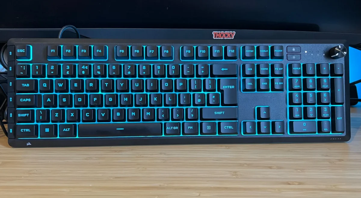 GFy5X23yFnTV9hHVyuXDtZ.jpg The Corsair Skiff 100 Plus's rubber domes bring smooth silence to the membrane market