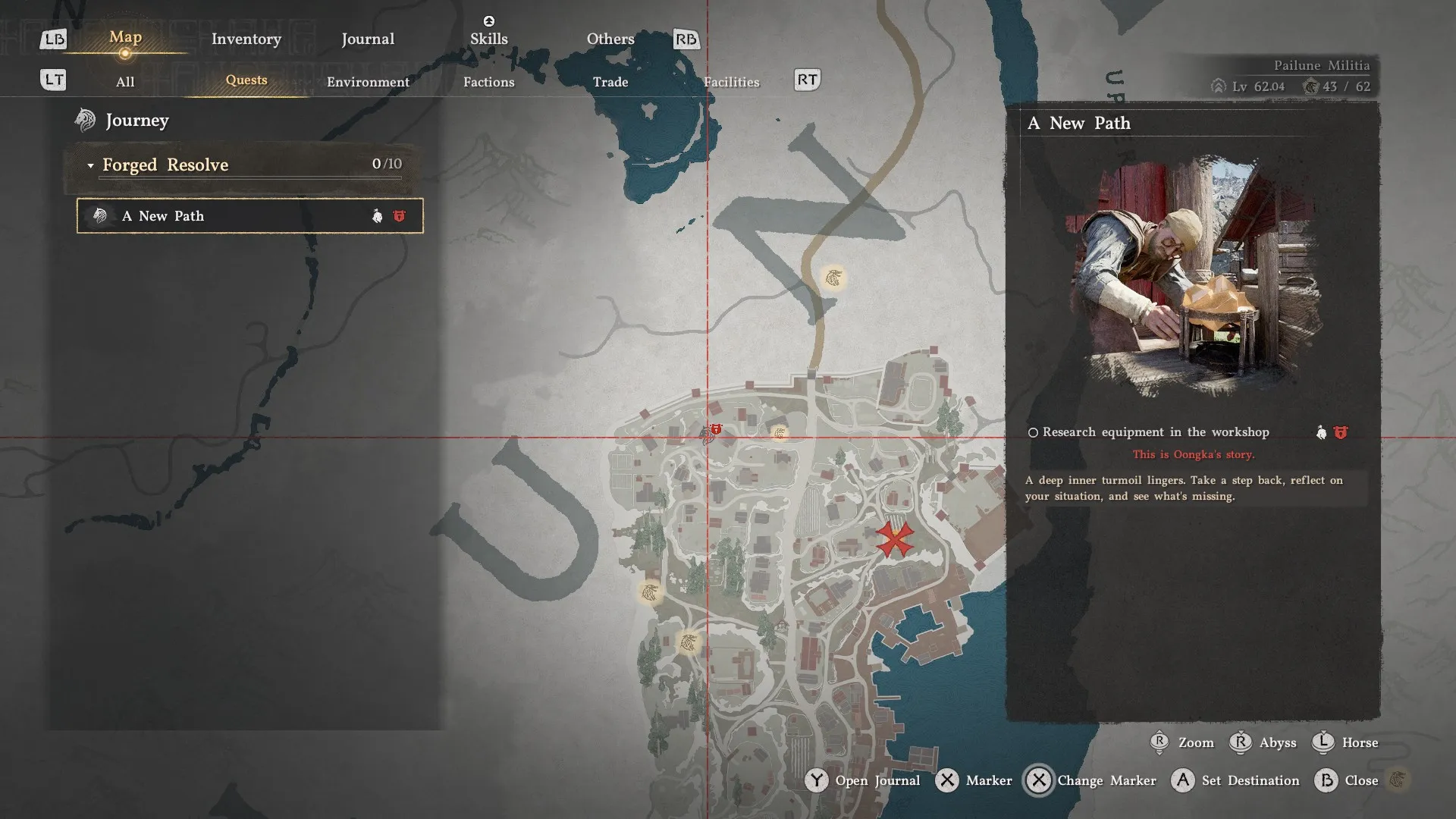 Where to start Oongka's quest in the Crimson Desert DLC