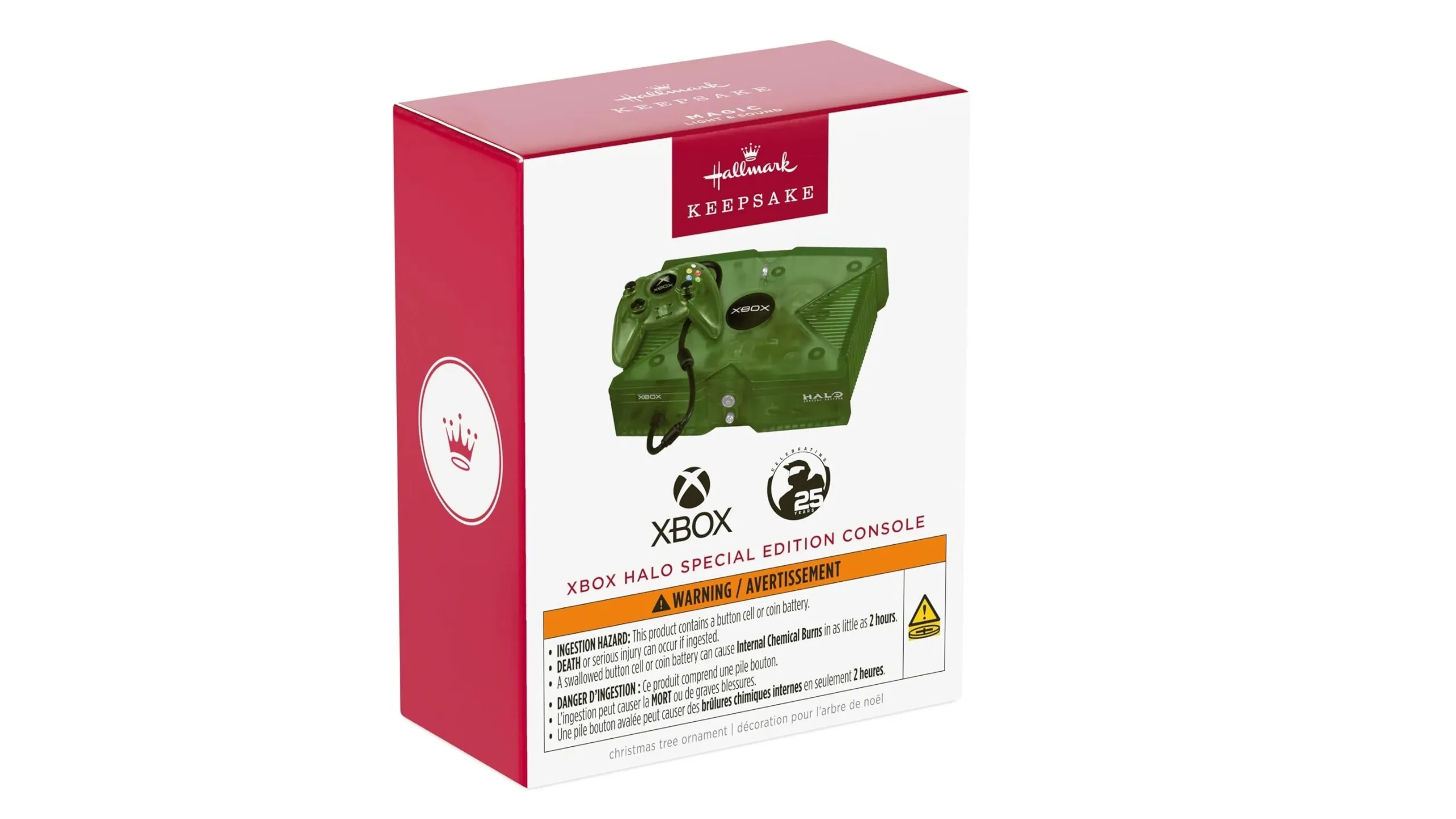 Green Xbox Console Christmas decoration
