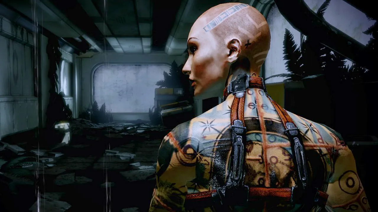 Jack from behind in Mass Effect 2