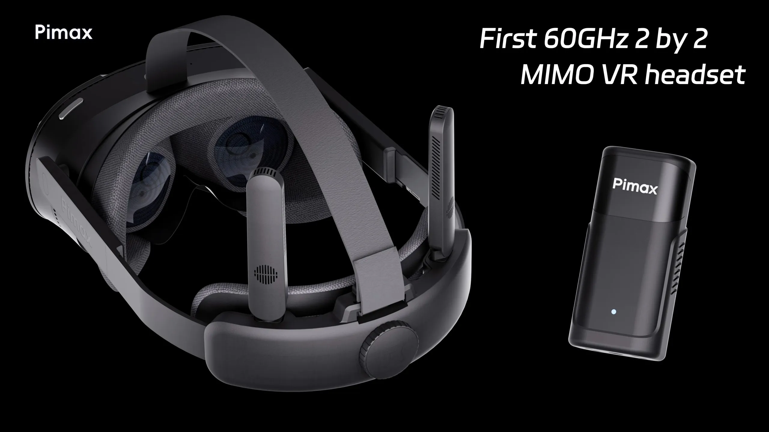 THe The Pimax Crystal Pro's MIMO AirLink antennas