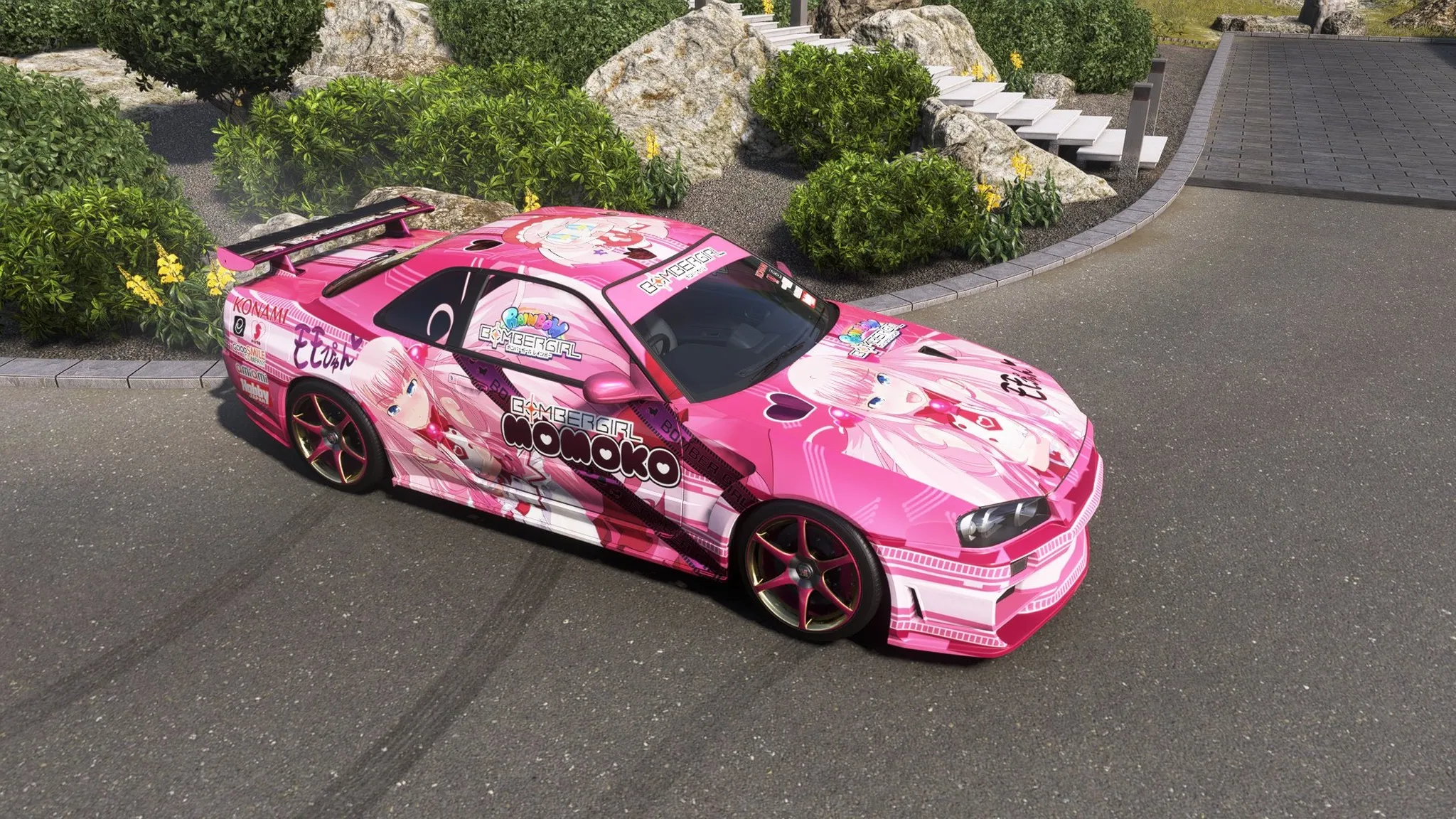 Forza Horizon livery with anime stylings