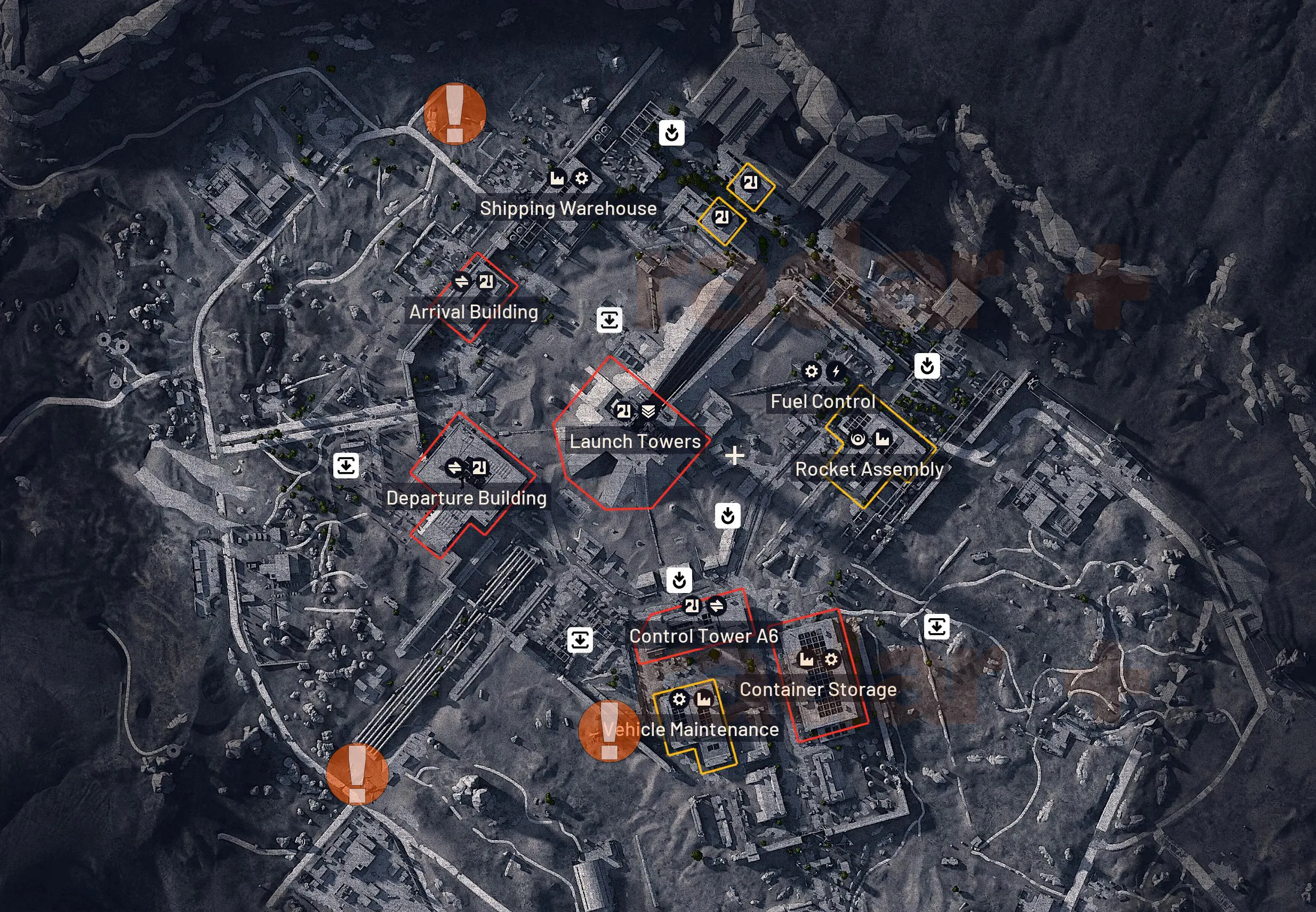 Baron Husk location on Spaceport
