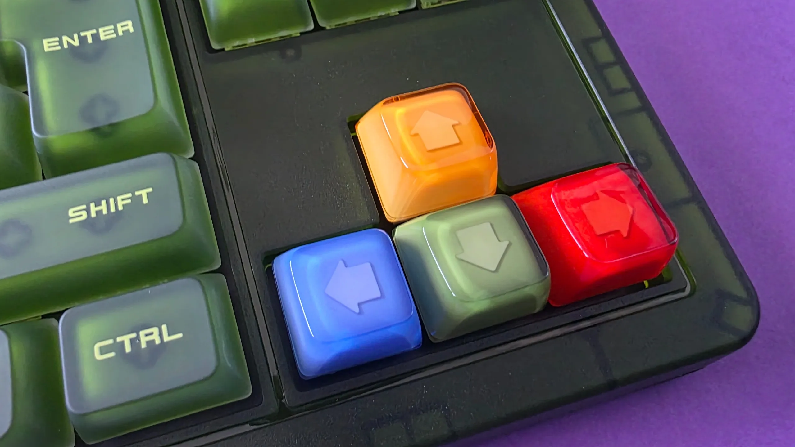 Green keyboard