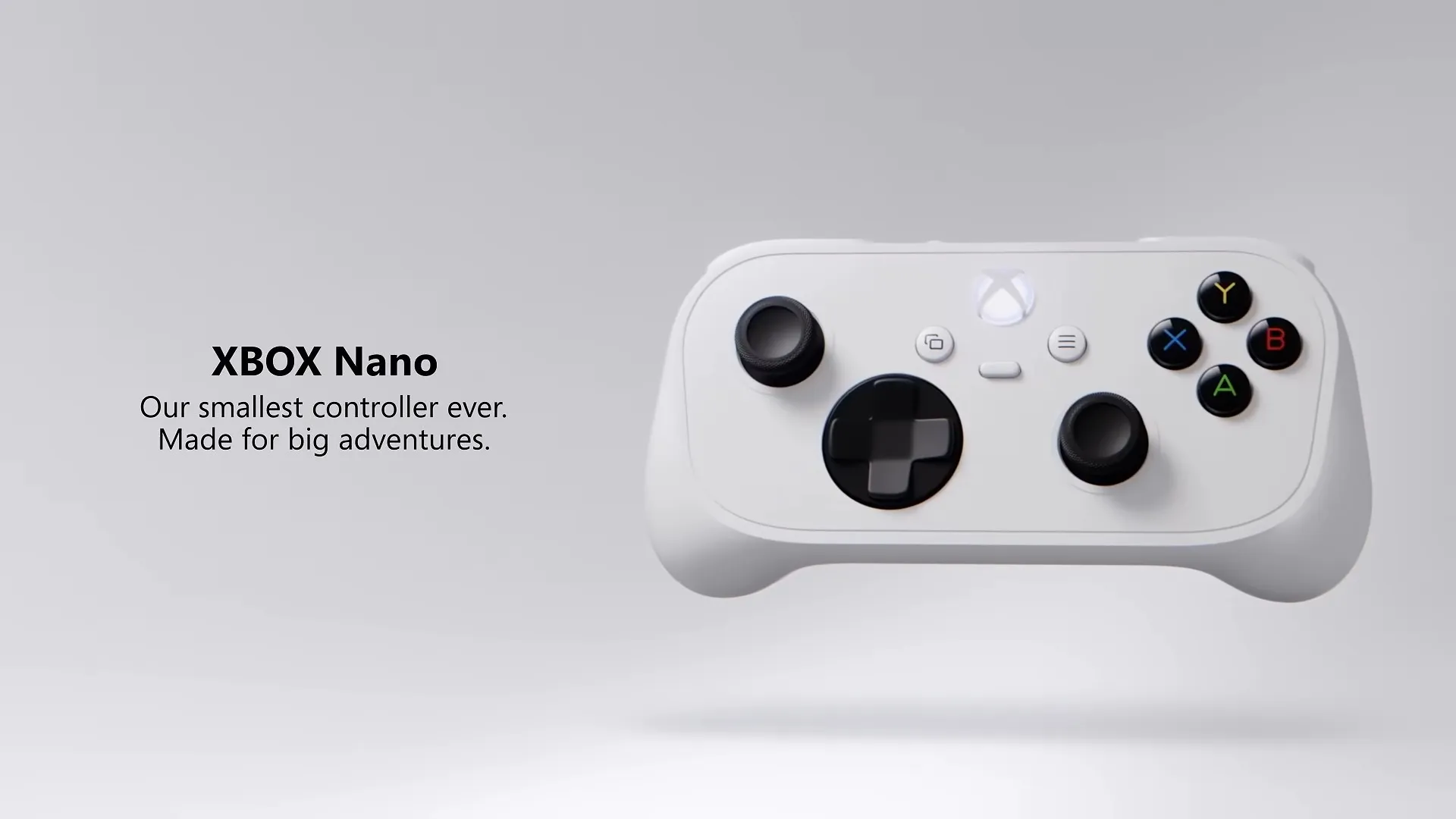 A reveal image for the Xbox Nano Controller